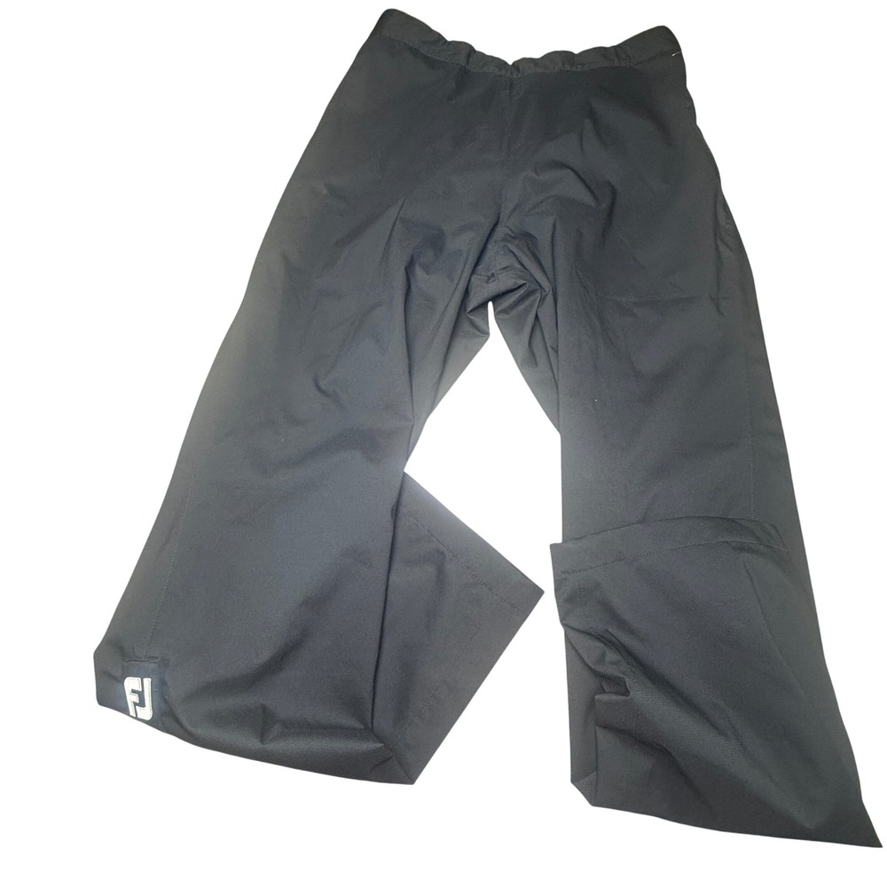 FootJoy DryJoys Womens Golf Rain Pants Black Large Waterproof Performance FJ